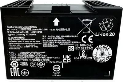 Ersatzbatterie 14,4V 2220mAh für Roomba j7/i7/i4/i3/e5/e6 Serie
