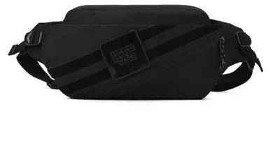 Produktbild von Aoking Uni Bauchtasche Schwarz Verstellbarer Schultergurt und Reißverschluss Black B UNICA 29x6x20 cm