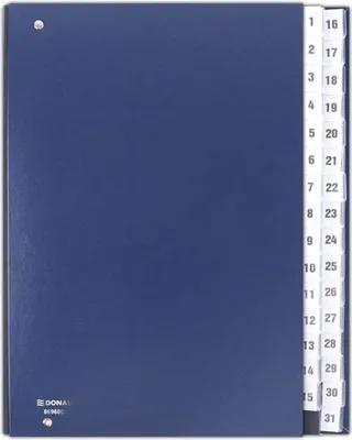 Image de Classeur Donau - A4, 1-31, bleu marine