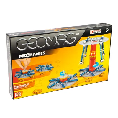 Produktbild von Geomag Mechanics 103 pcs, Neodym-Magnet-Spielzeug, 5 Jahr(e), Grau, Orange, Rot