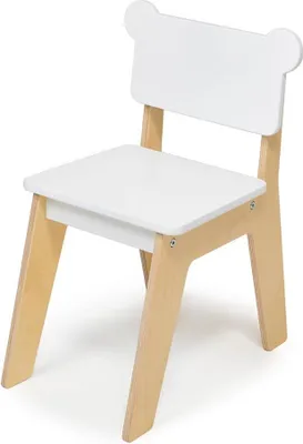 Image de Mentari chaise d'enfant ours - chaise en bois pour chambre d'enfant multicolore