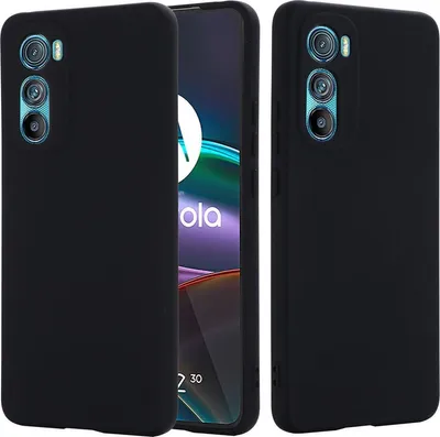 Produktbild von Mobigear Rubber Touch  Motorola Edge 30 Silikon Hülle Backcover - Schwarz