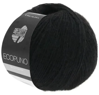 Produktbild von Lana Grossa - Ecopuno 0016 schwarz