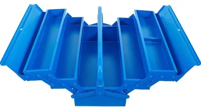 Image de Boîte à outils - Métal - Vide - 420 x 200 x 200 mm - 5 compartiments