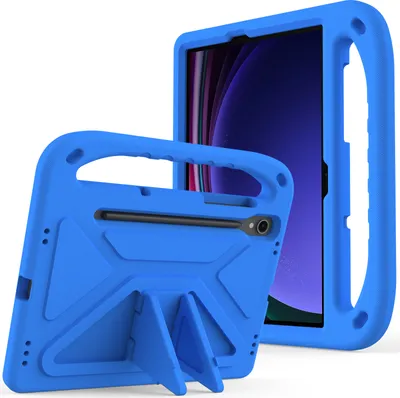 Obrázek produktu pro Ochranné pouzdro pro Samsung Galaxy Tab S7 FE 12,4" SM-T730 / SM-T736B, lehké dětské pouzdro z EVA s držadlem a stojánkem Modrý