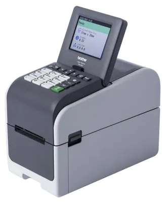 Zdjęcie produktu dla Brother TD-2350DSA203, bezpośrednio termiczny, 203 x 203 DPI, 152 mm/s, Przewodowy i Bezprzewodowy, Czarny, Szary