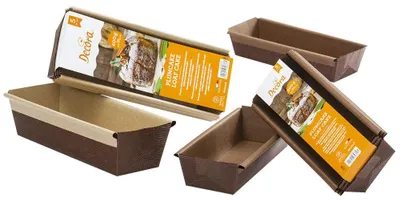 Imagen del producto de DECORA, 0320180: Moldes para pasteles, ideales para hornear, presentar y regalar