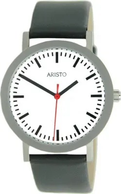 Produktbild von Aristo Herren Uhr Edelstahl Bahnhof 3H03