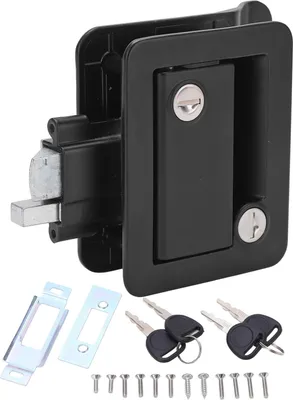 Image de Verrou de porte de remorque à l'extérieur à l'extérieur alliage de zinc doublement ouvert galvanisé pour les grands véhicules