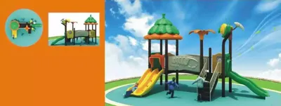 Produktbild von Spielplatz aus Kunststoff Dschungelspielplatz Turm Outdoor Spielturm