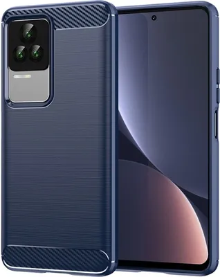 Produktbild von König Design Hülle kompatibel mit Xiaomi Redmi K40S Kunststoff Soft Handyhülle - Handy Case Blau