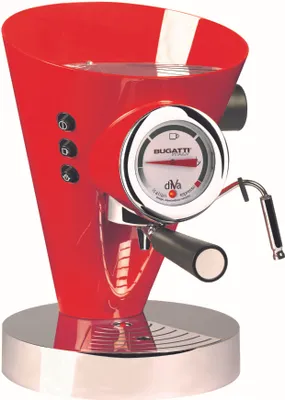 Produktbild von Bugatti DIVA Cromo Espressomaschine, Portionsgerät, Tassenwärmer, Milchaufschäumer