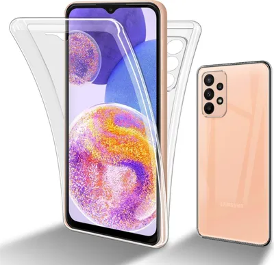 Image de Cadorabo Housse de protection pour Samsung Galaxy A23 4G Housse en transparent 360° Etui Full Body Housse de portable Cover Case