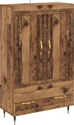 Image de Haut Armoire Bois Ancien 69,5 x 31 x 115 cm Bois d'ingénierie