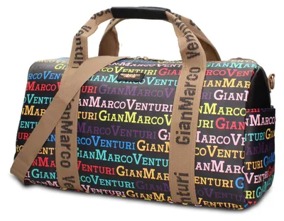 Obrázek produktu pro Gianmarco Venturi Dámská Kabelka Modrá Vegan Leather 100% Blu UNICA 51x28x24 cm 9075 BLUE