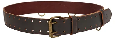 Image de Solidchoice - Ceinture en cuir vintage pour outils - Ceinture de travail robuste avec 5 passants