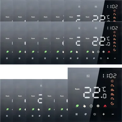 Zdjęcie produktu dla 20x Inteligentny termostat pokojowy Tuya WiFi, cyfrowy termostat ścienny LCD do ogrzewania wodnego 3A, programowalne ogrzewanie podłogowe, czarny
