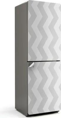 Produktbild von Zartes Zickzack-Muster – Kühlschrank Aufkleber – Klebefolie Kühlschrank – Kühlschrank Nachbildung – Kühlschrankfolie selbstklebend – Küchen Nachbildungation – 60x180 cm