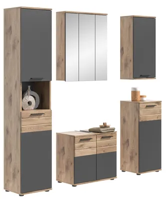 Produktbild von Mason Badmöbelset M3 Grau, Eiche Nachbildung.