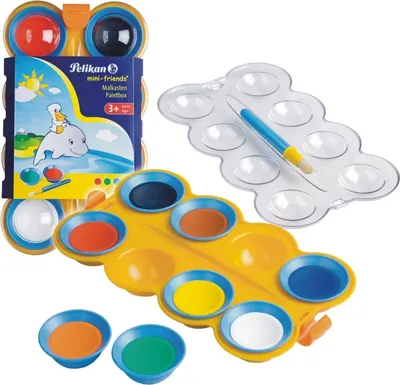 Produktbild von Malkasten mini-friends 755/8 Packung mit 10 Stück