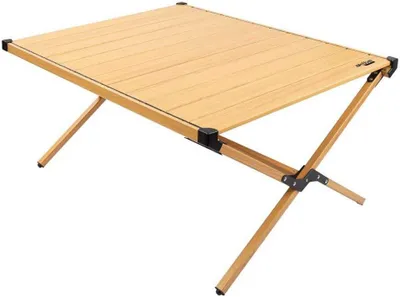 Produktbild von Campingklapptisch höhenverstellbar, Aluminium, 88,5 x 70,5 x 43 cm, tragbar, für Garten und Outdoor