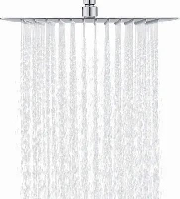 Imagen del producto de Ducha de lluvia antical para grifos, acero inoxidable, 30 cm