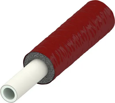 Immagine prodotto di 75 m di tubo composito multistrato TECEflex PE-Xc/Al/PE-RT 16 isolamento 6 mm rosso