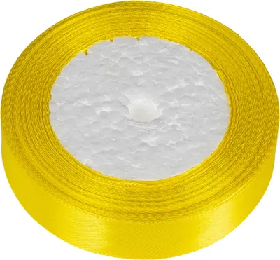 Immagine prodotto di Nastro di raso - 20 mm / 22,5 m - Giallo