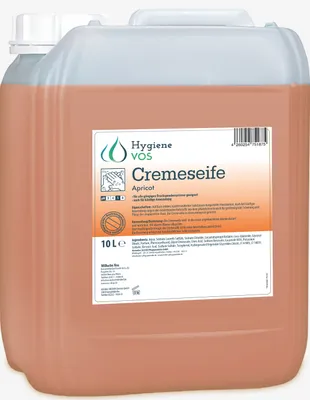 Produktbild von Hygiene VOS Cremeseife Apricot 10 Liter milde Waschlotion Seifencreme für Seifenspender