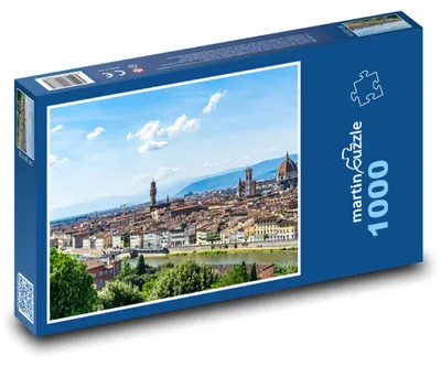 Zdjęcie produktu dla Puzzle 1000 Panorama Florencji z katedrą - martinpuzzle