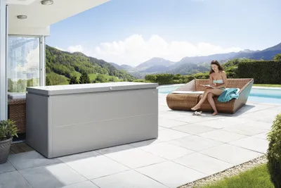 Produktbild von Biohort LoungeBox, Rechteckig, Grau, Gartengeräte, 1400 l
