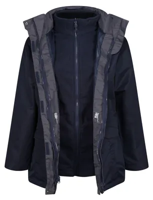 Produktbild von Regatta - "Benson III" Jacke 3 in 1 für Damen LT322 (36 DE) (Marineblau)