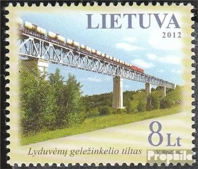 Produktbild von Briefmarken Litauen 2012 Mi 1115 (kompl.Ausg.) postfrisch Eisenbahnbrücke