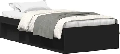 Obrázek produktu pro vidaXL Rám postele černý 75x190 cm