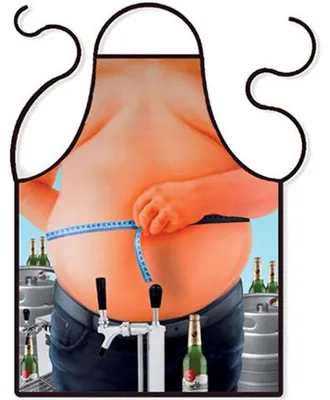 Imagen del producto de Delantal barriga cervecera humorístico