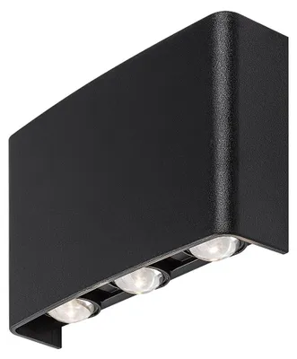 Obrázek produktu pro Rabalux Černé fasádní LED svítidlo Portel 5W IP65 CCT 77192