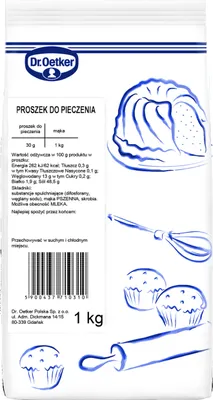 Zdjęcie produktu dla Dr. Oetker Proszek do pieczenia 1kg