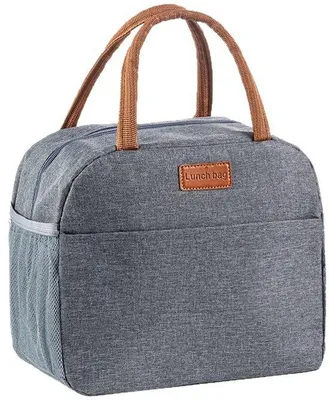 Immagine prodotto di Borsa termica per il pranzo per uomo e donna - borsa da viaggio impermeabile, capiente e termica con contenitore per il pranzo