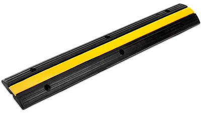 Immagine prodotto di Rampetta per cavi 1-100N, a camera singola, nero/giallo