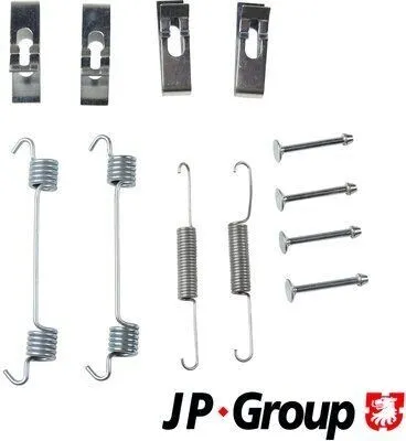 Produktbild von Zubehörsatz Feststellbremsbacken JP GROUP hinten passend für MERCEDES-BENZ M-Klasse (W163) für CHRYSLER 300 C Touring (LX, LE) für LANCIA THEMA (LX)