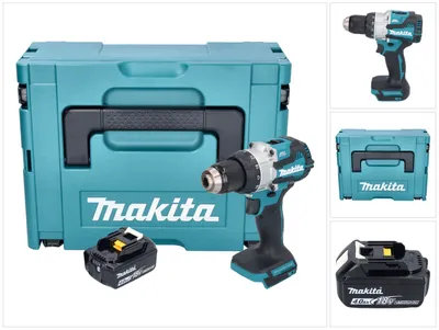 Produktbild von Makita DHP 489 M1J Akku Schlagbohrschrauber 18 V 73 Nm Brushless + 1x Akku 4,0 Ah + Makpac - ohne Ladegerät