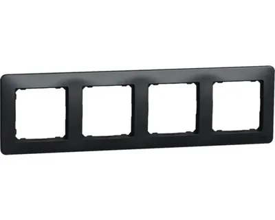 Zdjęcie produktu dla Ramka 4-krotna czarny antracyt Sedna Design SDD314804