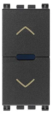 Rollladen-Zentralschalter, 2 A, 220-240 V, Speicher, grau