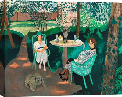 Produktbild von Leinwandbilder Henri Matisse – Der Tee im Garten, 120 x 90 cm