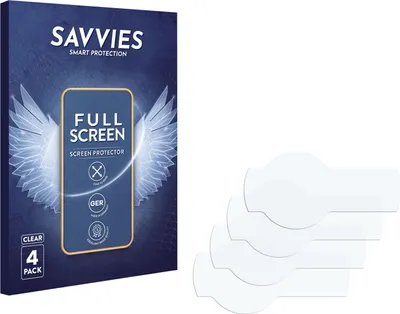 Produktbild von 4x Savvies Fullscreen Schutzfolie für KTM 990 SMR 2010 Displayschutz Folie Fullcover Klar Transparent