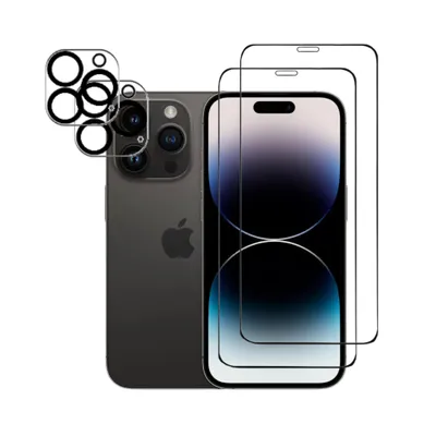 Obrázek produktu pro Ochranná fólie na displej fotoaparátu Ochranné sklo pro iPhone 14 Pro 2-pack pancéřová fólie na displej fotoaparátu skleněná fólie
