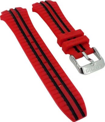 Produktbild von Lotus > Uhrenarmband rot / schwarz Kunststoffband > 18261