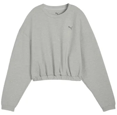 Produktbild von Puma W CLOUDSPUN CREW - grau, Größe:L