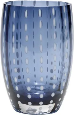 Produktbild von ZAFFERANO Perle Set 6 Gläser Tumbler Blau Grau