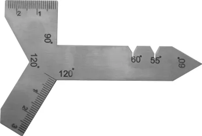 Produktbild von PAULIMOT Universal-Schleiflehre mit Winkeln 120°, 90°, 60° und 55°